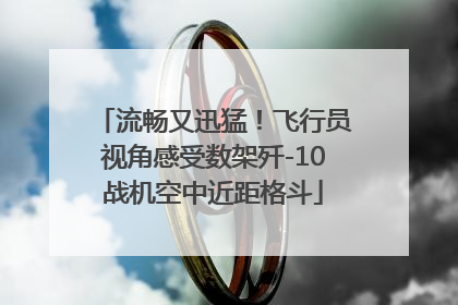 流畅又迅猛！飞行员视角感受数架歼-10战机空中近距格斗