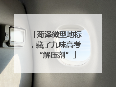 菏泽微型地标，藏了九味高考“解压剂”