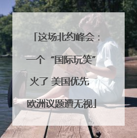 这场北约峰会：一个“国际玩笑”火了 美国优先 欧洲议题遭无视
