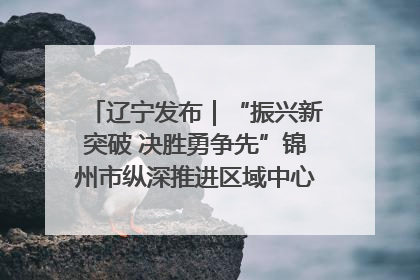 辽宁发布｜“振兴新突破 决胜勇争先”锦州市纵深推进区域中心城市建设 打造高质量发展新增长极