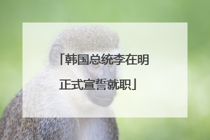 韩国总统李在明正式宣誓就职