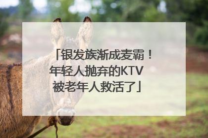 银发族渐成麦霸！年轻人抛弃的KTV被老年人救活了