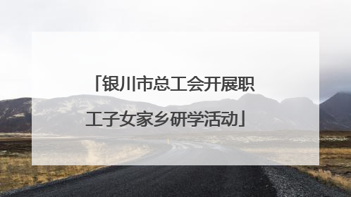 银川市总工会开展职工子女家乡研学活动