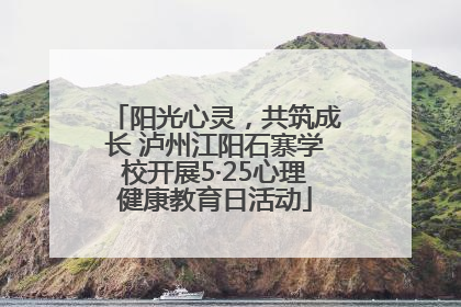 阳光心灵，共筑成长 泸州江阳石寨学校开展5·25心理健康教育日活动