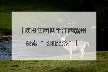 陕投集团携手江西赣州 探索“飞地经济”